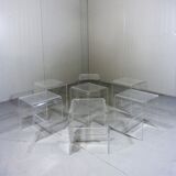 Vintage plexiglass stools 1960-70’s
