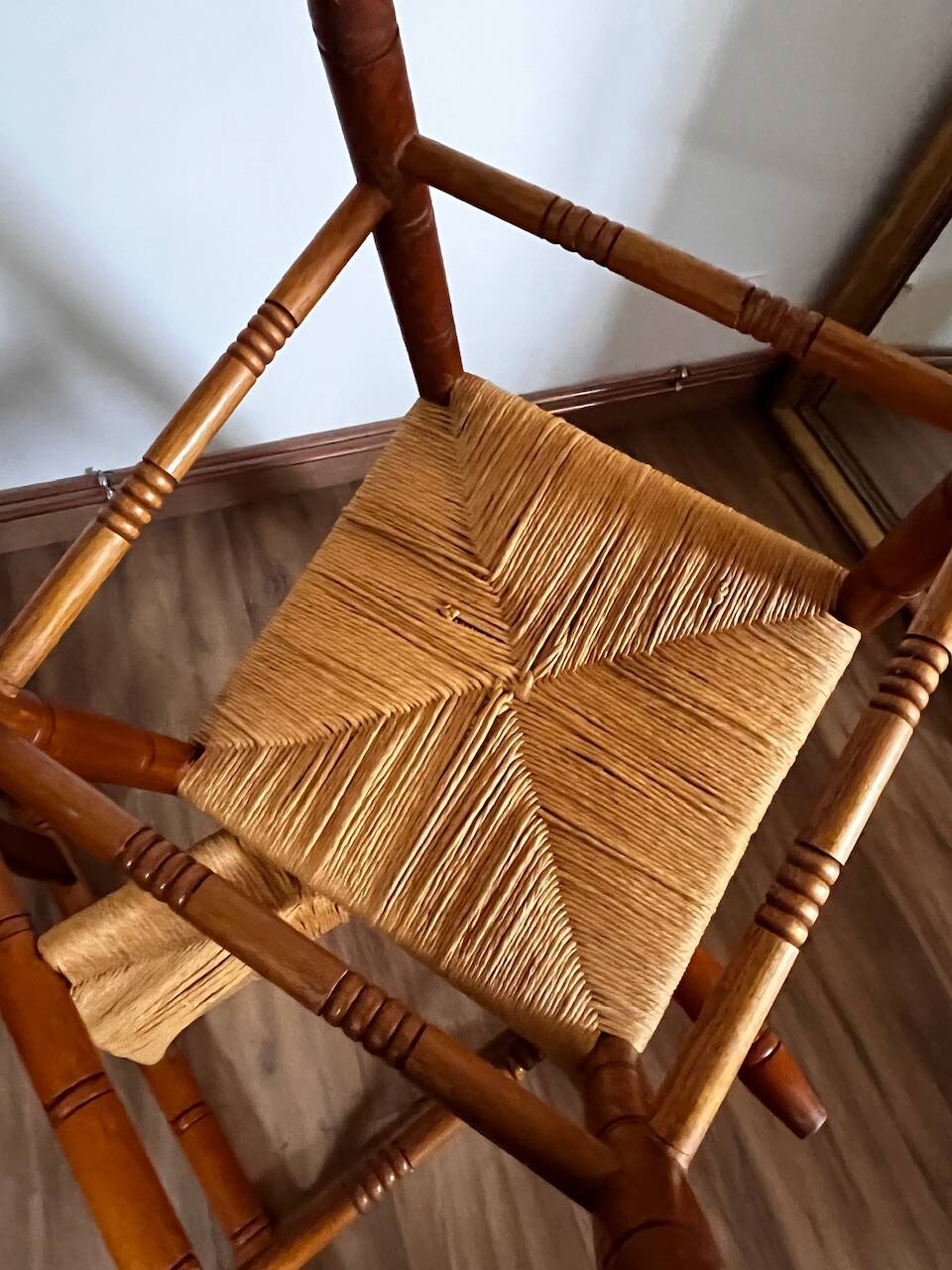 Paire de chaises bois