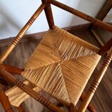 Paire de chaises bois