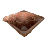 Decorative ceramic tray.