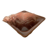 Decorative ceramic tray.