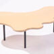 Organic design coffee table in poplar by Benchmark