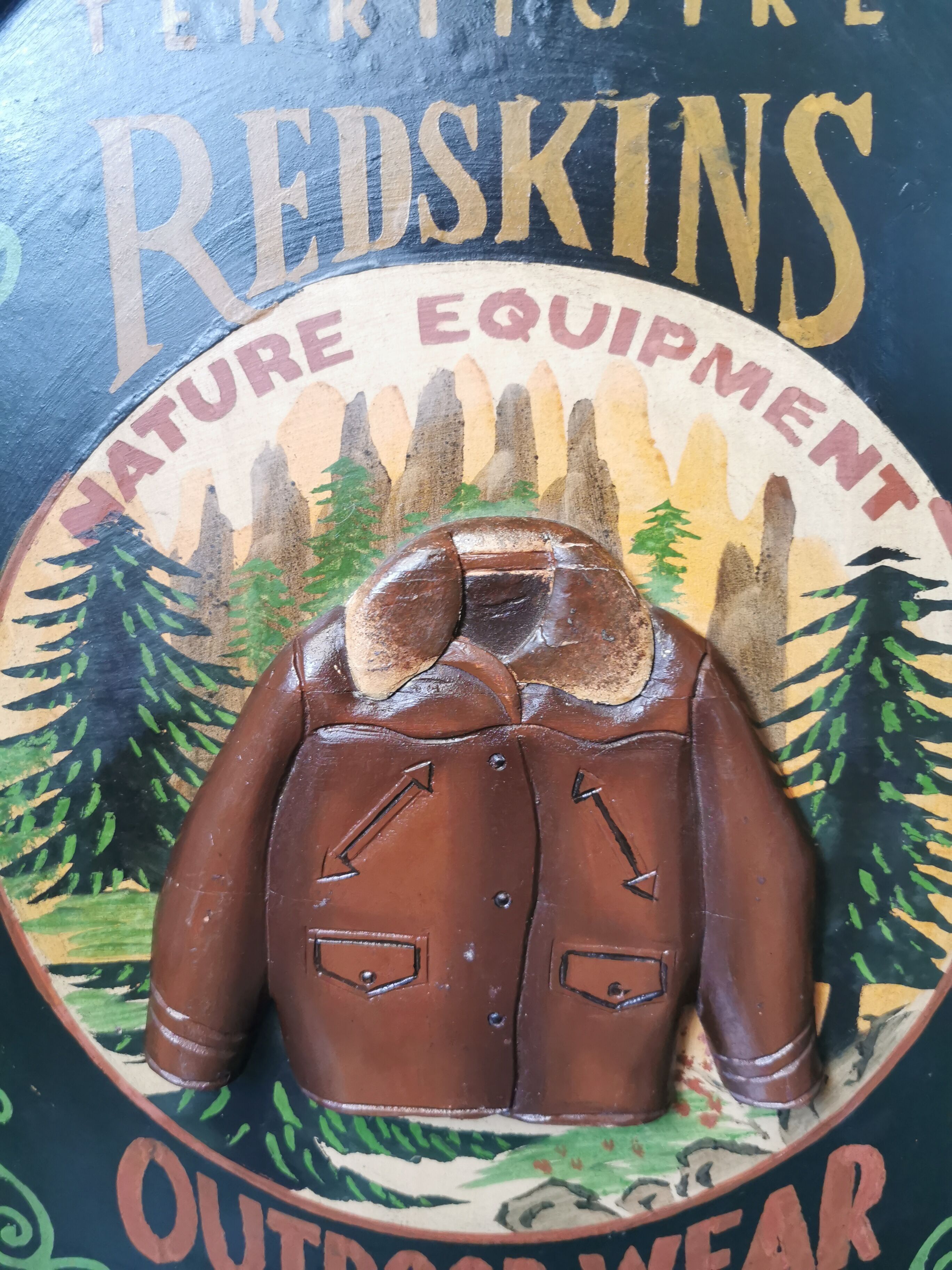 Redskins advertising table