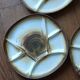 6 stoneware fondue plates by Longchamp