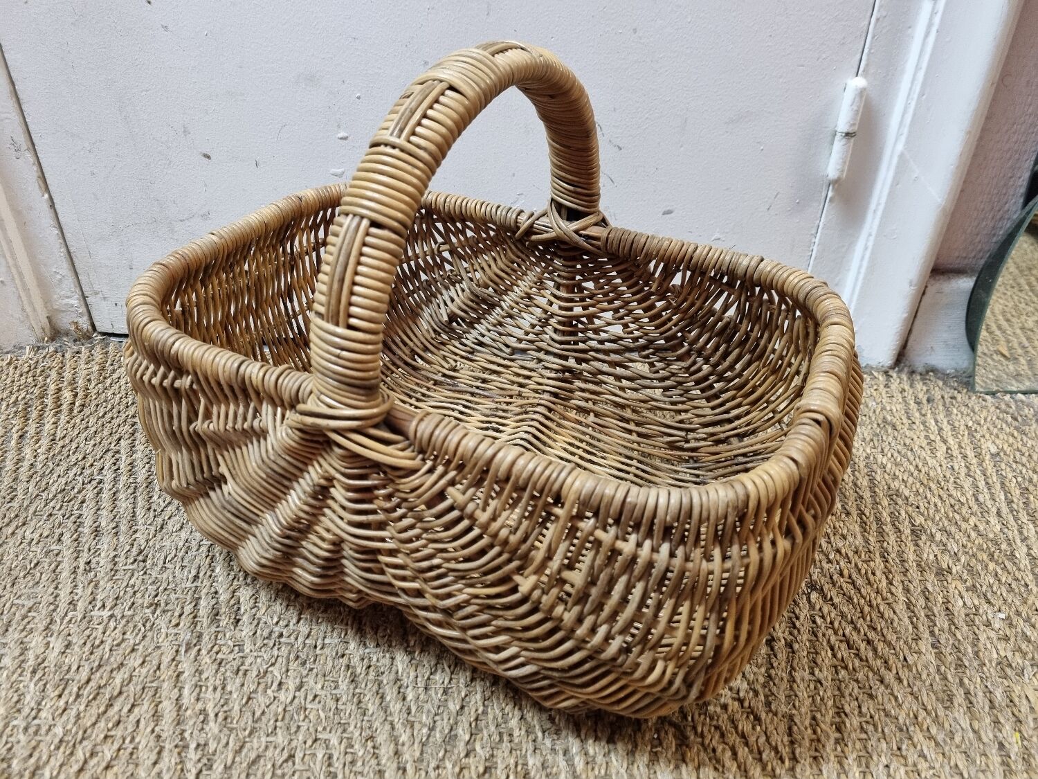 Vintage wicker basket