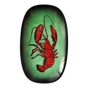 Plat céramique ''homard''