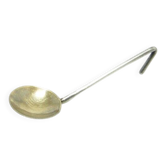 Postmodern silver salt spoon, 1970s