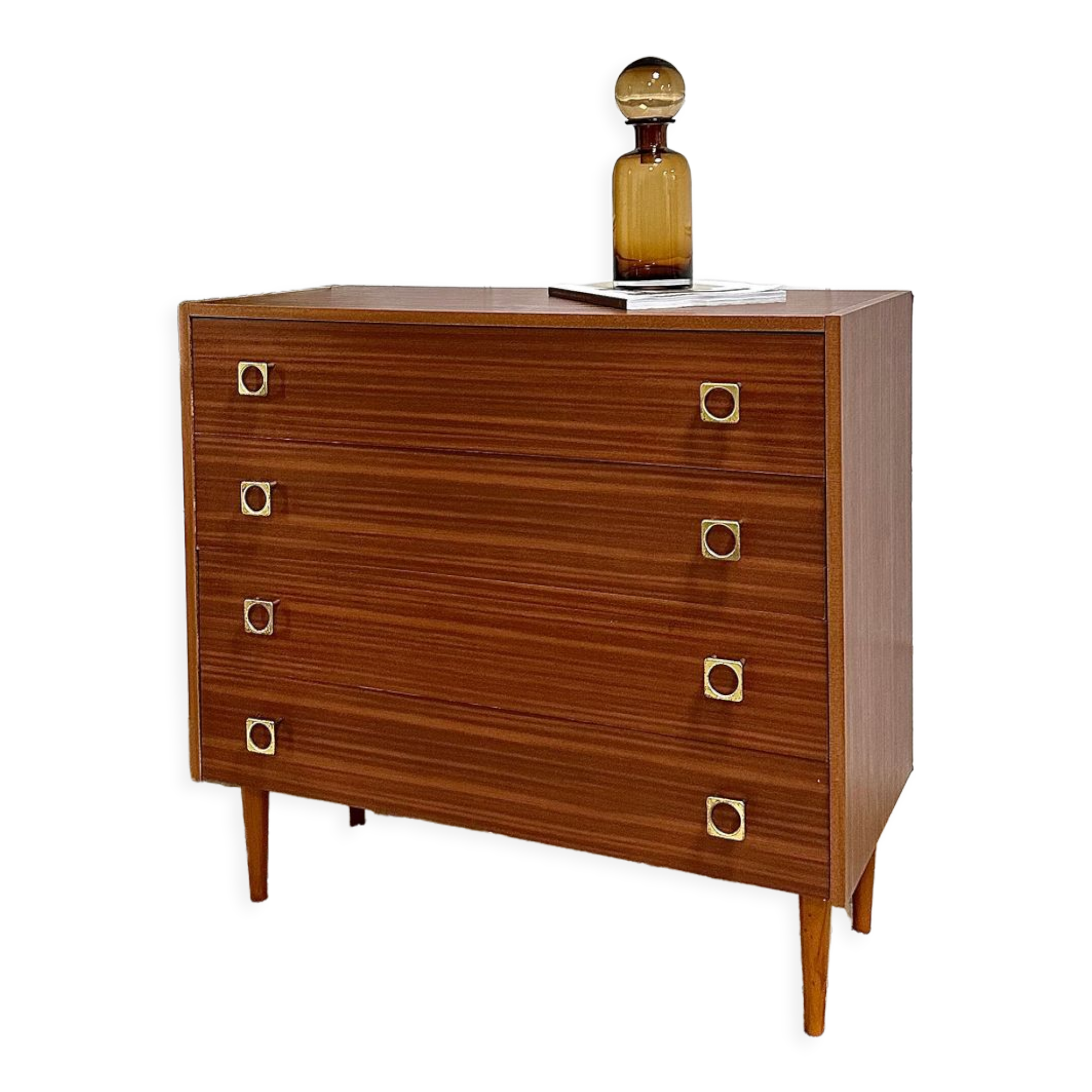 Vintage chest of drawers bobbin feet