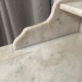 Antique marble toilet table