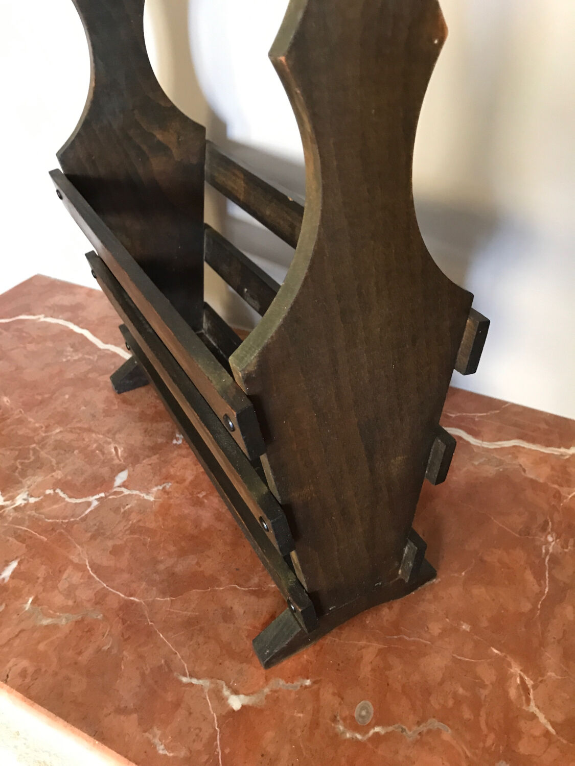 Brutalist magazine holder