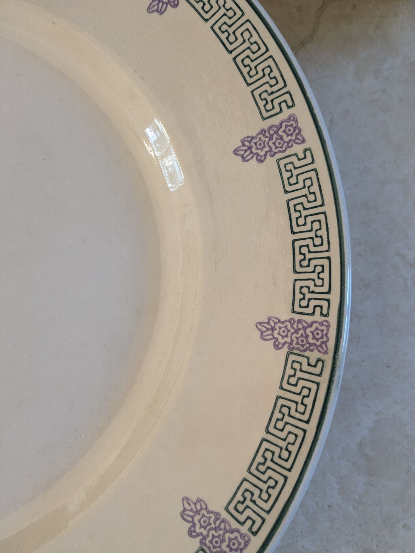 Two Longwy Janina serving dishes