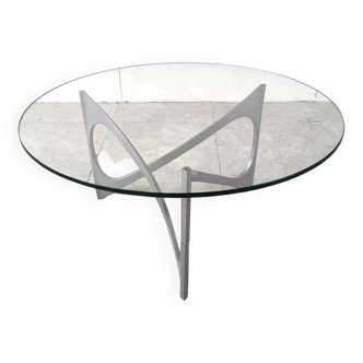 Vintage coffee table by Knut Hesterberg, 1970s