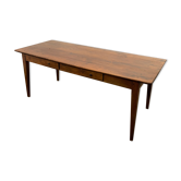 Français table à manger de ferme