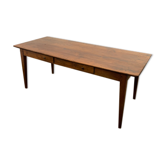 Français table à manger de ferme