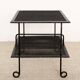 1950s metal side table