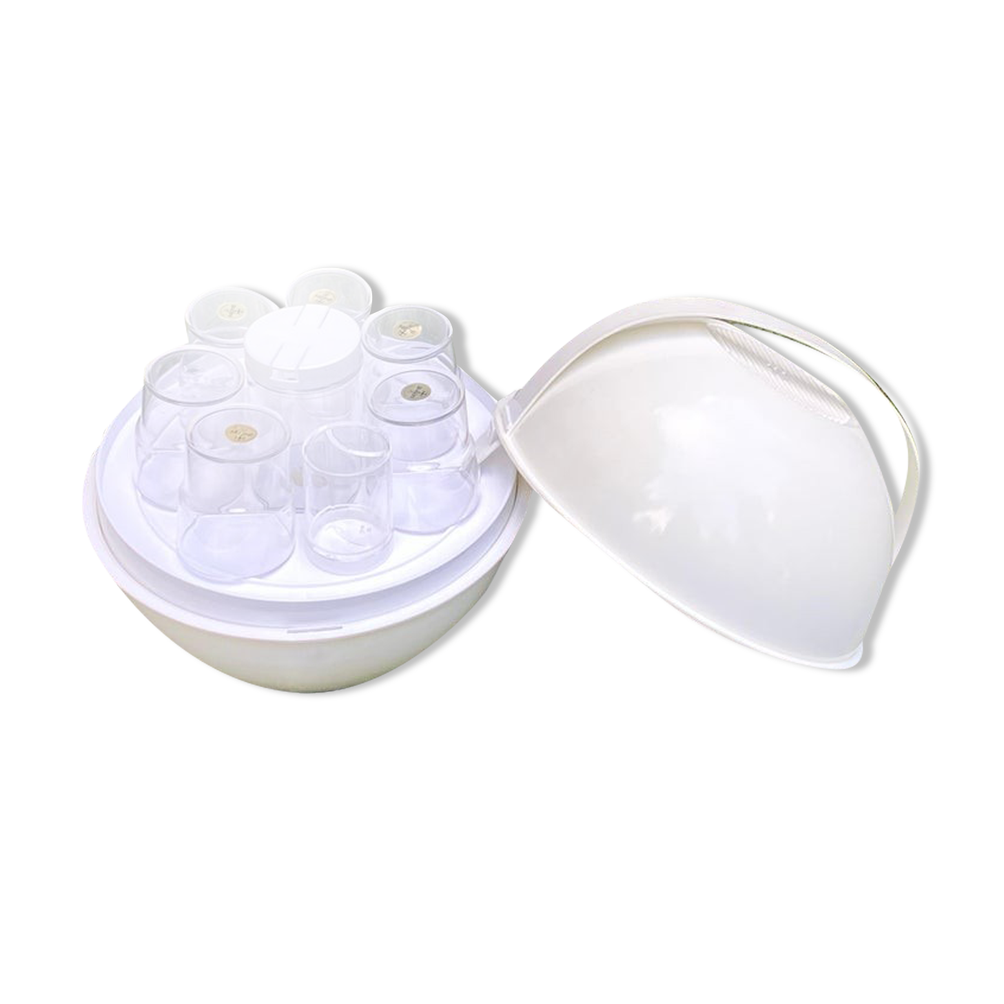 Carlo Viglino 'Pic Boll' 6 Person Vintage Picnic Set for Guzzini, Italy, 1968