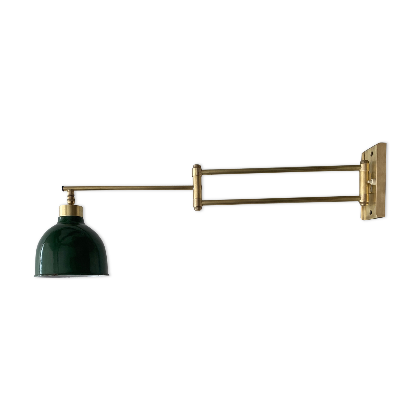 Old lamp wall lamp stem 2 arms vintage