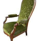19's voltaire rack and pinion armchair
