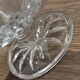 Vintage ice cream coupe finely engraved crystal from Arques.