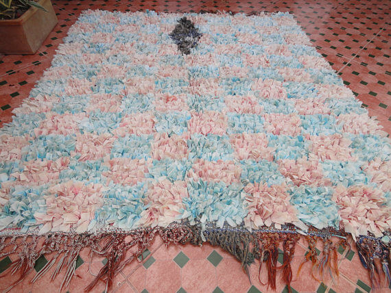 Carpet boucherouite 150 x 131 cm