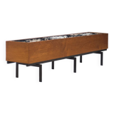Vintage extra large teak planter