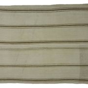 Turkish Kilim Konya Vintage 166x268 cm Beige Minimalist Stripes