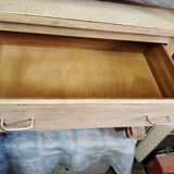 Petite commode chêne pieds compas