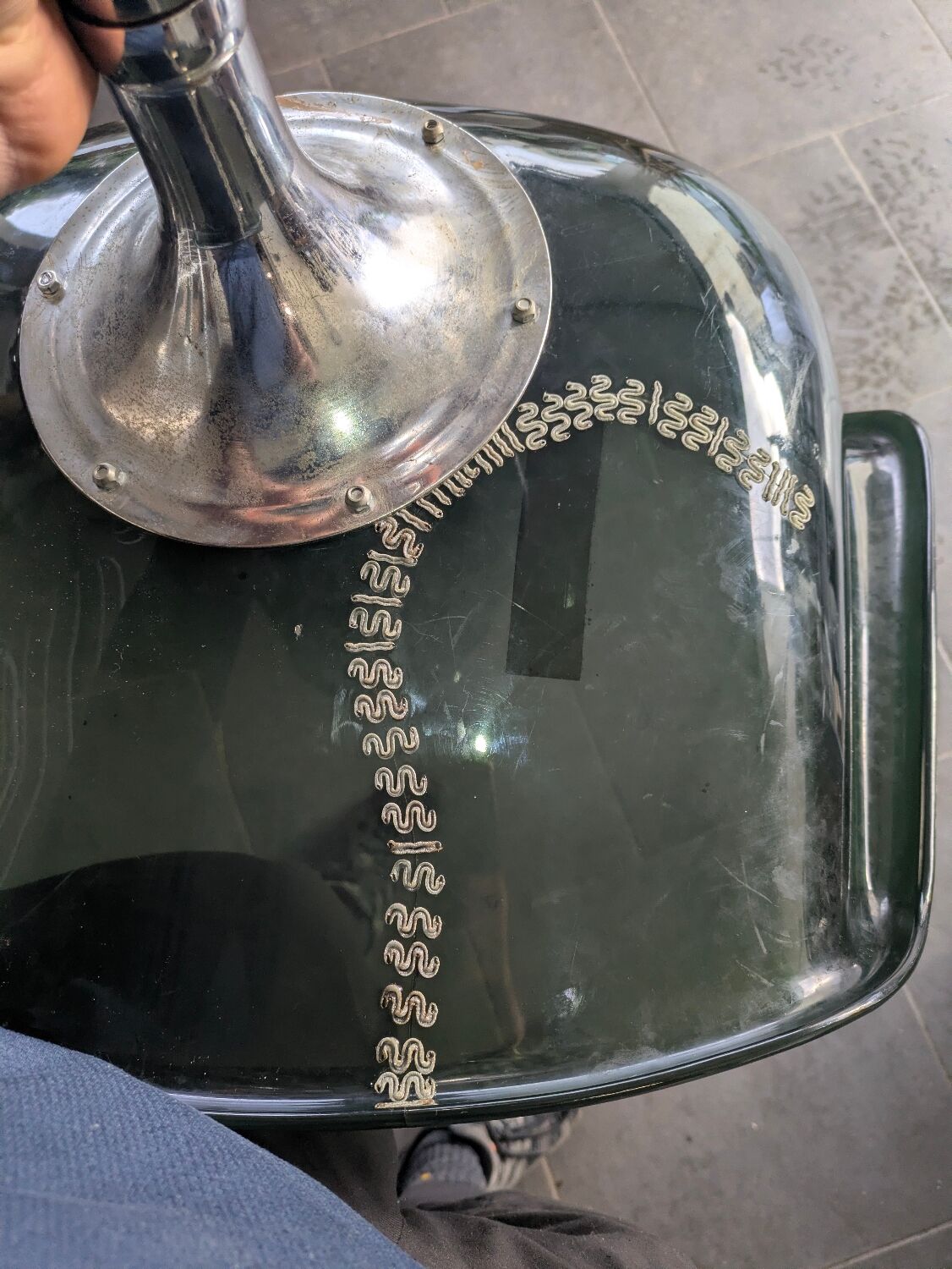 Oval dining table & 6 Gastone Rinaldi vintage chairs Roche Bobois