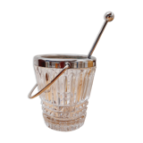 Seau à glace verre ciselé