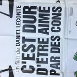 Cinema poster "it's hard to be loved by jerks"