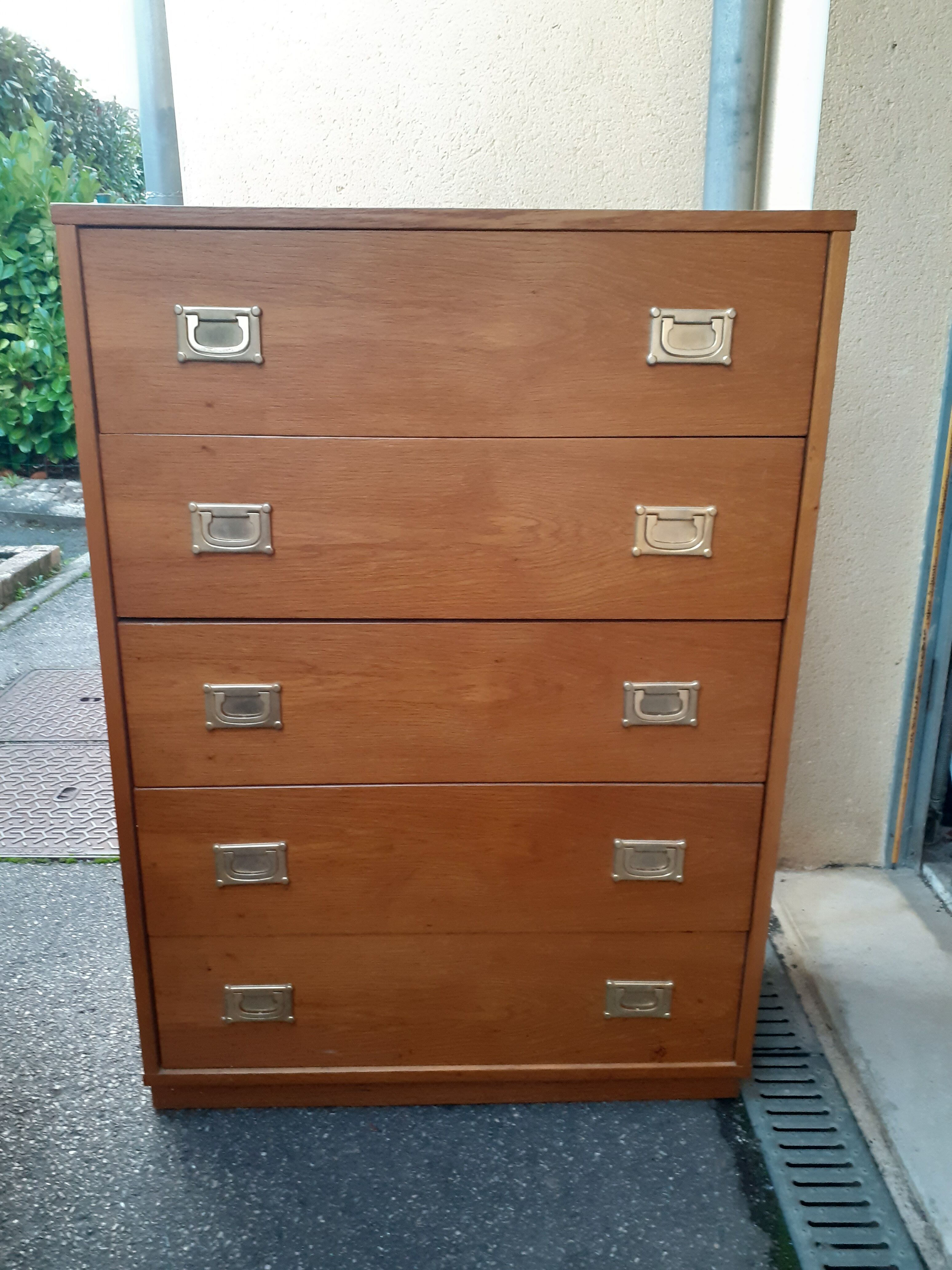 Chest of drawers style navy ragpicker