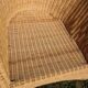 Wicker and rattan rocking chair