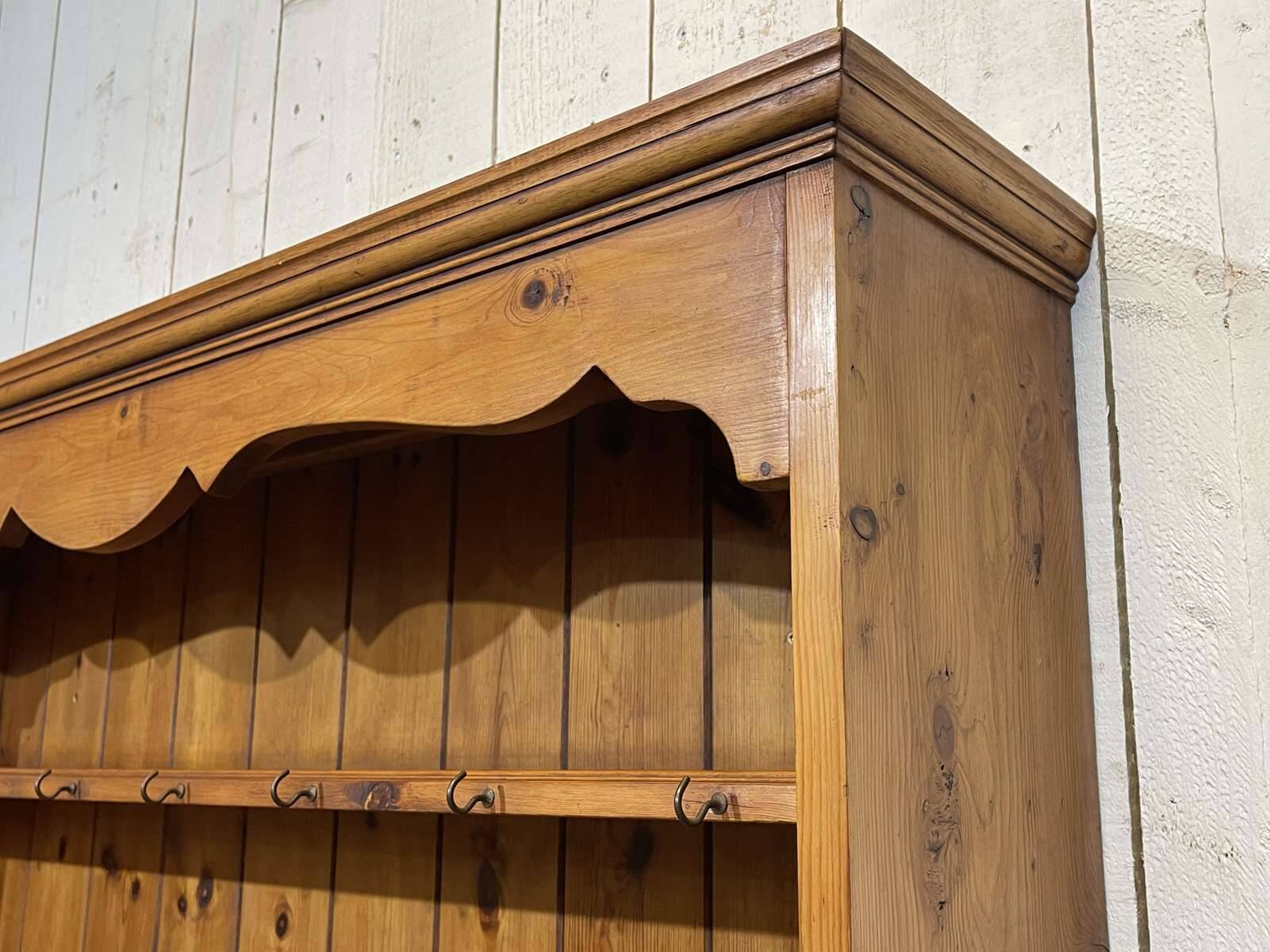 1950s English pine shelf