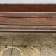 Solid wood school bench