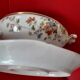 Saucière early twentieth century. Haviland. Limoges.Floral motif, hand painted.