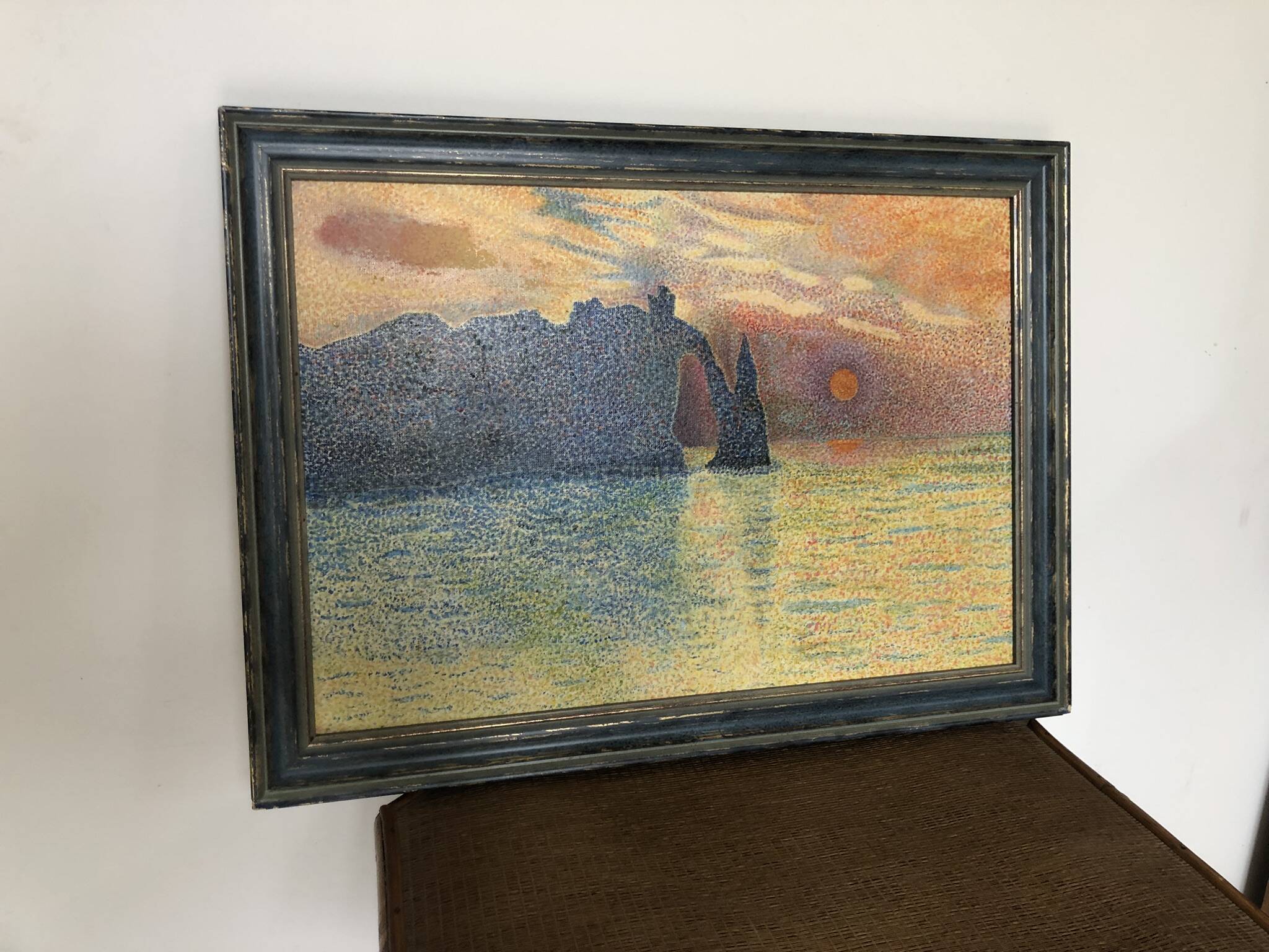 Etretat landscape painting
