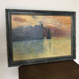 Etretat landscape painting