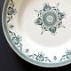Creil & Montereau round ironstone platter "Admiral" D28.5cm