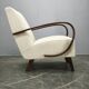 Jindřich Halabala Art Deco Bentwood Armchair, Czechoslovakia 1940s