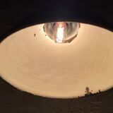 Industrial Green enamel Factory Pendant Lamp OBg-3,  1960s