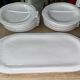 old fish plates ceramic earthenware Niderviller France