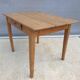 Office table campaign XIXth solid oak