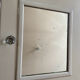 Art Deco wall pharmacy early twentieth century handles in glasses and brass