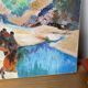 Oil on panel Etretat