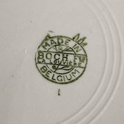 Set de 2 assiettes creuses Boch frères la louvière