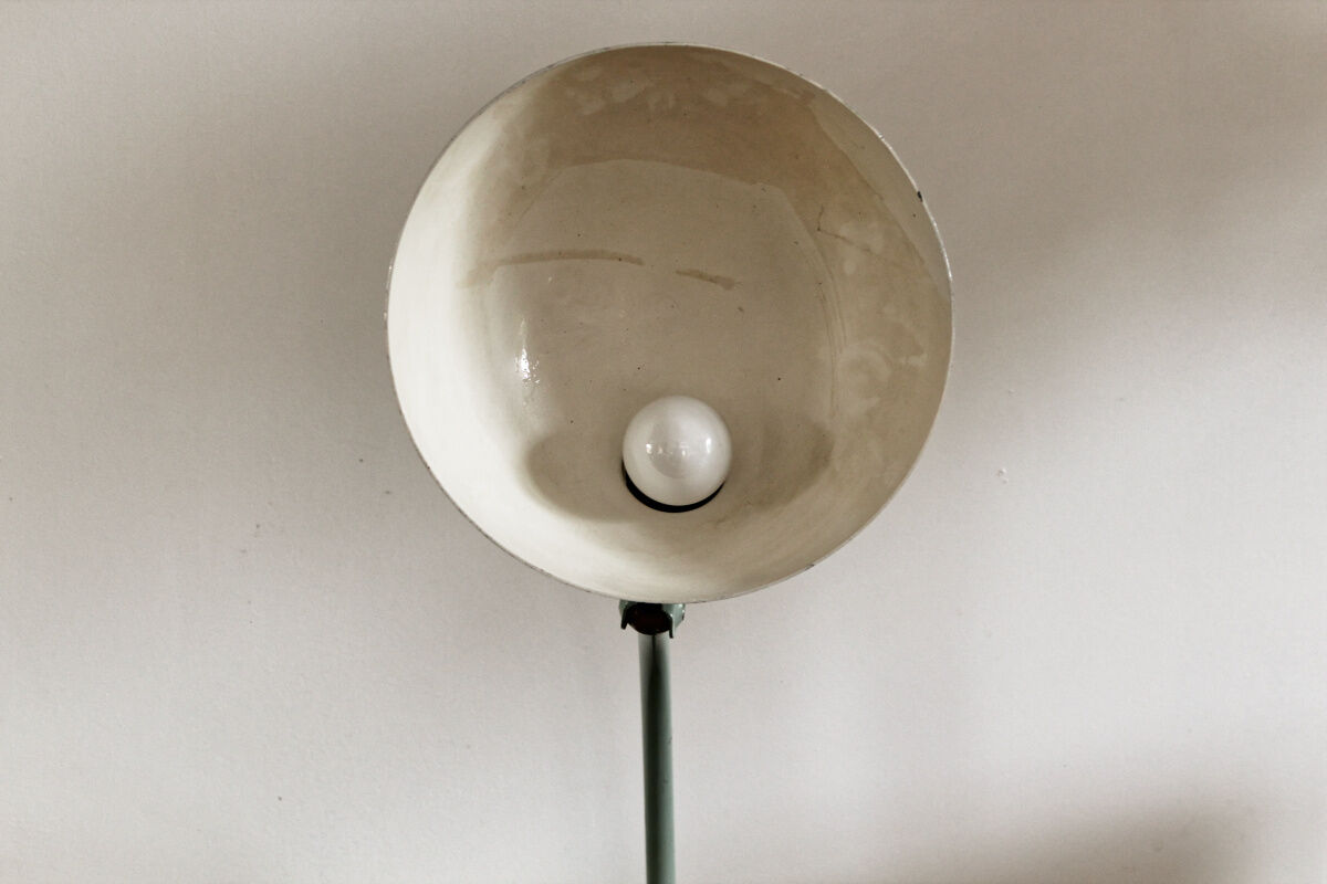 Lampe de bureau rotule vert céladon