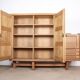 Solid oak buffet and faience, Guillerme and Chambron for your home,
