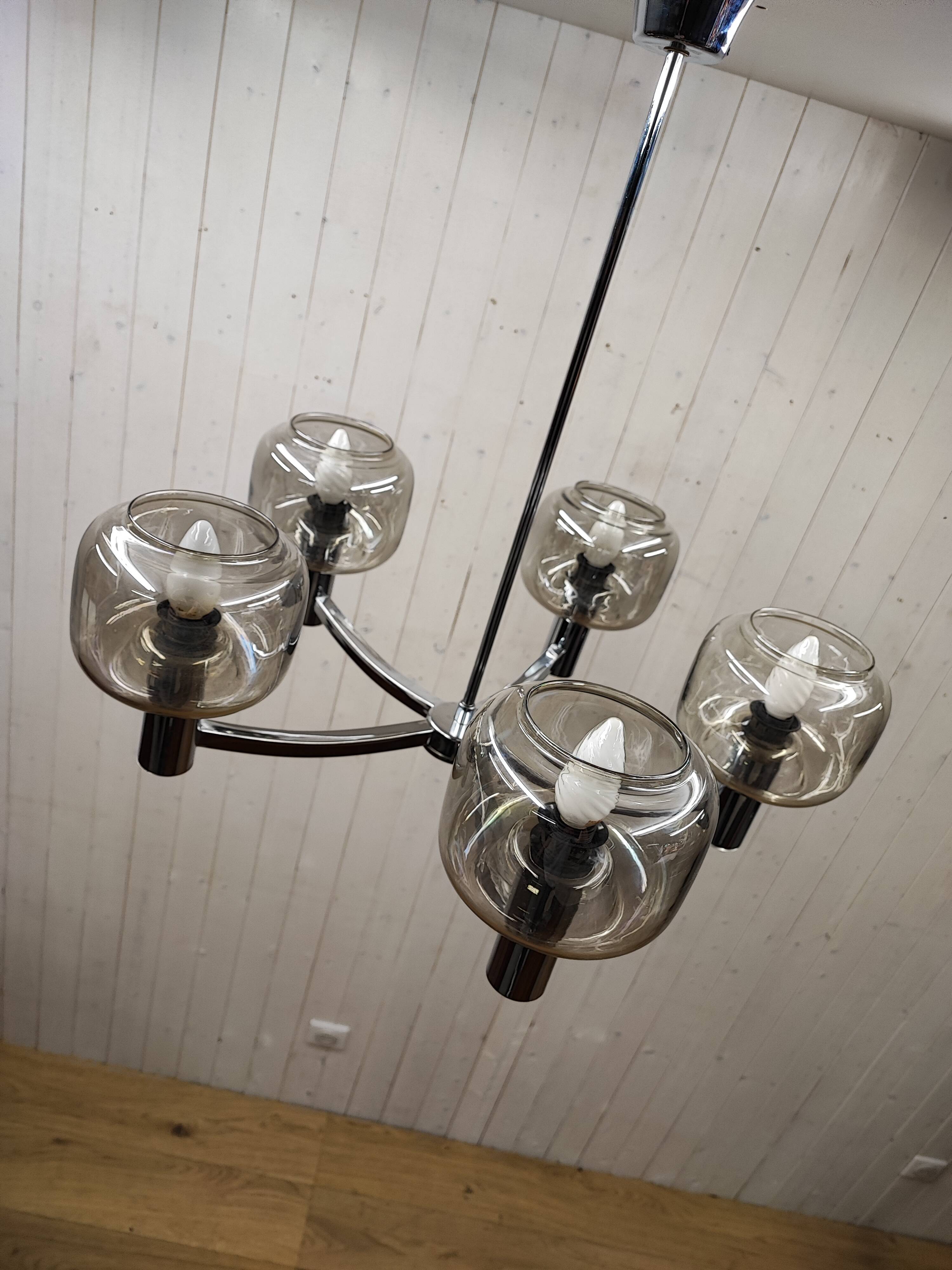 Space age chandelier See Delmas