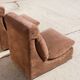 Walter Knoll Collection pair of modular armchairs in two-seater sofa 1970s