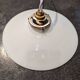White opaline pendant light, 1930